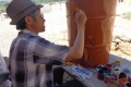 Designing and Painting - Bamyan Cultural Container